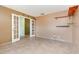 Bright and airy office space with French doors, tile flooring, and shelving at 1307 Rain Forest Ln, Minneola, FL 34715