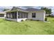 Screened-in lanai offering a relaxing view of the lush backyard, perfect for enjoying the outdoors at 17036 Se 79Th Clearview Ave, The Villages, FL 32162