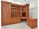 Office with custom cabinetry and built-in desk space, ideal for a home office or study at 1721 Sunset Ridge Dr, The Villages, FL 32162
