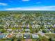 Aerial view of the community showcasing the home's location, landscaping, and surrounding area at 17587 Se 95Th Cir, Summerfield, FL 34491