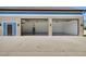 Open three car garage with high ceilings and convenient side door for easy access at 3055 Wolf Branch Rd, Mount Dora, FL 32757