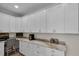 Kitchenette includes long counters, modern appliances and lots of storage space at 3055 Wolf Branch Rd, Mount Dora, FL 32757