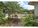 Secluded backyard with a mature tree, ideal for outdoor relaxation and enjoying nature's tranquility at 6905 Clayton St, Mount Dora, FL 32757
