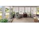 Inviting sunroom filled with natural light and comfortable seating at 1109 Paradise Dr, The Villages, FL 32159