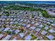 Aerial of the community, emphasizing the home's location within a residential area at 1437 Apache Cir, Tavares, FL 32778