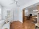 Cozy office with rocking chair and a large window view at 17349 Se 76Th Flintlock Ter, The Villages, FL 32162