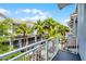 Balcony with palm tree views in a well-maintained neighborhood at 1795 Piedmont Pl, Lake Mary, FL 32746