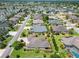 Residential area with tree-lined streets and manicured lawns, offering a serene and welcoming neighborhood at 1842 Lake Ridge Dr, The Villages, FL 32162