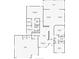 Detailed floor plan of a home showcasing the layout of rooms, including bedrooms, bathrooms, and living spaces at 1842 Lake Ridge Dr, The Villages, FL 32162