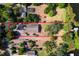 Aerial view of property showing home site in relation to the lake at 2400 N Griffin Dr, Leesburg, FL 34748