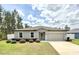 Charming single-story home with a well-maintained lawn and a two-car garage and an inviting front yard at 3638 Sw 127Th Lane Rd, Ocala, FL 34473