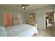 The main bedroom has an ensuite bath and walk-in closet with a beautiful view into the house at 3638 Sw 127Th Lane Rd, Ocala, FL 34473