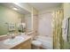 Traditional bathroom design featuring a tub, shower, and vanity at 507 Ventura Ct, The Villages, FL 32159