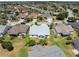Wide aerial shot of the home and neighborhood showcasing the community at 951 Chapman Loop, The Villages, FL 32162
