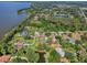 Aerial view of the home near Lake Eustis and surrounding area at 111 Cardinal Ln, Eustis, FL 32726