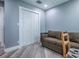 Bedroom with a comfortable sofa and closet at 111 Cardinal Ln, Eustis, FL 32726