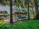 Boat slip with boat inside the shelter at 111 Cardinal Ln, Eustis, FL 32726
