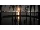 Night view of waterfront with trees and moon at 12104 Elbert St, Clermont, FL 34711