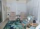 Relaxing lanai with comfortable seating, a tropical-patterned rug, and bright, airy ambiance at 1310 Jimenez Ct, The Villages, FL 32159