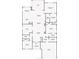 Detailed floor plan showcasing the layout of this home including the kitchen, bedrooms, and bathrooms at 16211 Oak Breeze Ct, Clermont, FL 34711