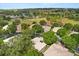 Stunning aerial view of homes next to a golf course with lush greenery at 2112 Saint Ives Ct, Clermont, FL 34711
