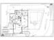 Detailed floor plan of residence with dimensions showing layout of rooms, pool and garage at 2167 Kerwood Loop, The Villages, FL 32162