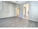 Neutral living room with views of the kitchen and backyard at 2675 Ridgetop Ln, Clermont, FL 34711