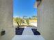 Street view from doorway showcasing palm trees and blue sky in a well-maintained community at 2675 Ridgetop Ln, Clermont, FL 34711