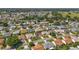 A panoramic view of a densely populated residential area with neatly arranged homes and tree-lined streets at 3041 Batally Ct, The Villages, FL 32162