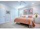 Bright bedroom features a ceiling fan, recessed lighting, and ample natural light at 3775 Brantley Place Cir, Apopka, FL 32703