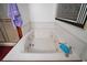 Bright bathroom featuring a relaxing soaking tub with jets at 41513 Aspen St, Eustis, FL 32736