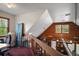 View of the loft space and the knotty pine room beyond at 41513 Aspen St, Eustis, FL 32736