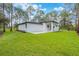 Home featuring a modern exterior design, spacious backyard, and outdoor patio at 42191 Cashew St, Eustis, FL 32736