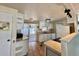 Bright kitchen with sleek cabinets and stainless steel oven near a sunny porch at 519 Hawthorne Blvd, Leesburg, FL 34748