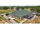 Aerial view of the clubhouse, which features an enclosed patio at 705 Grand Vista Trl, Leesburg, FL 34748