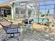 Lush backyard with a screened lanai and pool, providing a serene outdoor escape and relaxation at 974 Forest Hill Dr, Minneola, FL 34715
