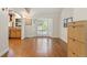 Dining room with a bay window with shutters that overlooks the pool area at 111 Kentucky Blue Cir, Apopka, FL 32712