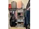 Walk-in closet with storage, shelving, and organized clothing racks at 121 N Summit Ave, Lake Helen, FL 32744
