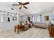 Inviting living room with tile flooring, comfortable seating, and a view of other living areas at 227 Oak Rd, Winter Springs, FL 32708