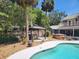Private backyard with a pool, gazebo, and hot tub is perfect for relaxation and entertaining at 26 Weston Rd, Leesburg, FL 34748