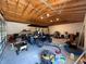 Spacious garage interior used for storing tools and other household equipment at 31857 Dahlia Ct, Eustis, FL 32736