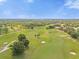 Aerial view of the golf course neighborhood at 36700 Oconee Ave, Eustis, FL 32736