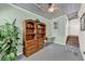 Spacious office features a built-in desk and ample storage space at 506 Richard St, Leesburg, FL 34748
