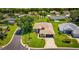 A lovely home with mature landscaping, screen lanai, and circular drive in a well-maintained neighborhood at 5075 China Sea Dr, Tavares, FL 32778