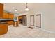 Bright kitchen features wooden cabinets, an island, and stainless steel appliances at 5075 China Sea Dr, Tavares, FL 32778