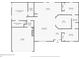 Detailed floor plan of the home, illustrating the layout with labeled rooms and dimensions at 529 Ed Douglas Rd, Groveland, FL 34736
