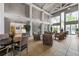 Grand lobby area with soaring ceilings, large windows, comfortable seating, and elegant decor at 5500 Laver St, Leesburg, FL 34748