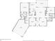 Detailed floor plan showcasing the layout of the home with key room dimensions and features at 809 Northside Dr, Mount Dora, FL 32757
