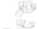 A combined floor plan showcasing the upper and lower levels of the home, noting room sizes at 809 Northside Dr, Mount Dora, FL 32757