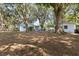 Large backyard with mature trees, swing set, and a patio area perfect for gatherings at 9752 County Road 121, Wildwood, FL 34785